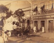 Foto do carnaval de Manaus em 1913 disponível no Fundo Instituto Oswaldo Cruz
