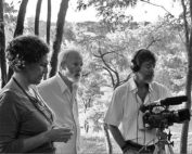 Filmes sobre a Amazônia brasileira: Stella Oswaldo Cruz Penido, Adrian Cowell e o cinegrafista Vicente Rios em Belo Horizonte, 2009. Foto: COC/FIOCRUZ