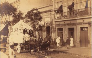 Foto do carnaval de Manaus em 1913 disponível no Fundo Instituto Oswaldo Cruz